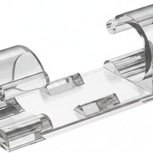 Transparent Self-Adhesive Cable Clips – 20 Pack